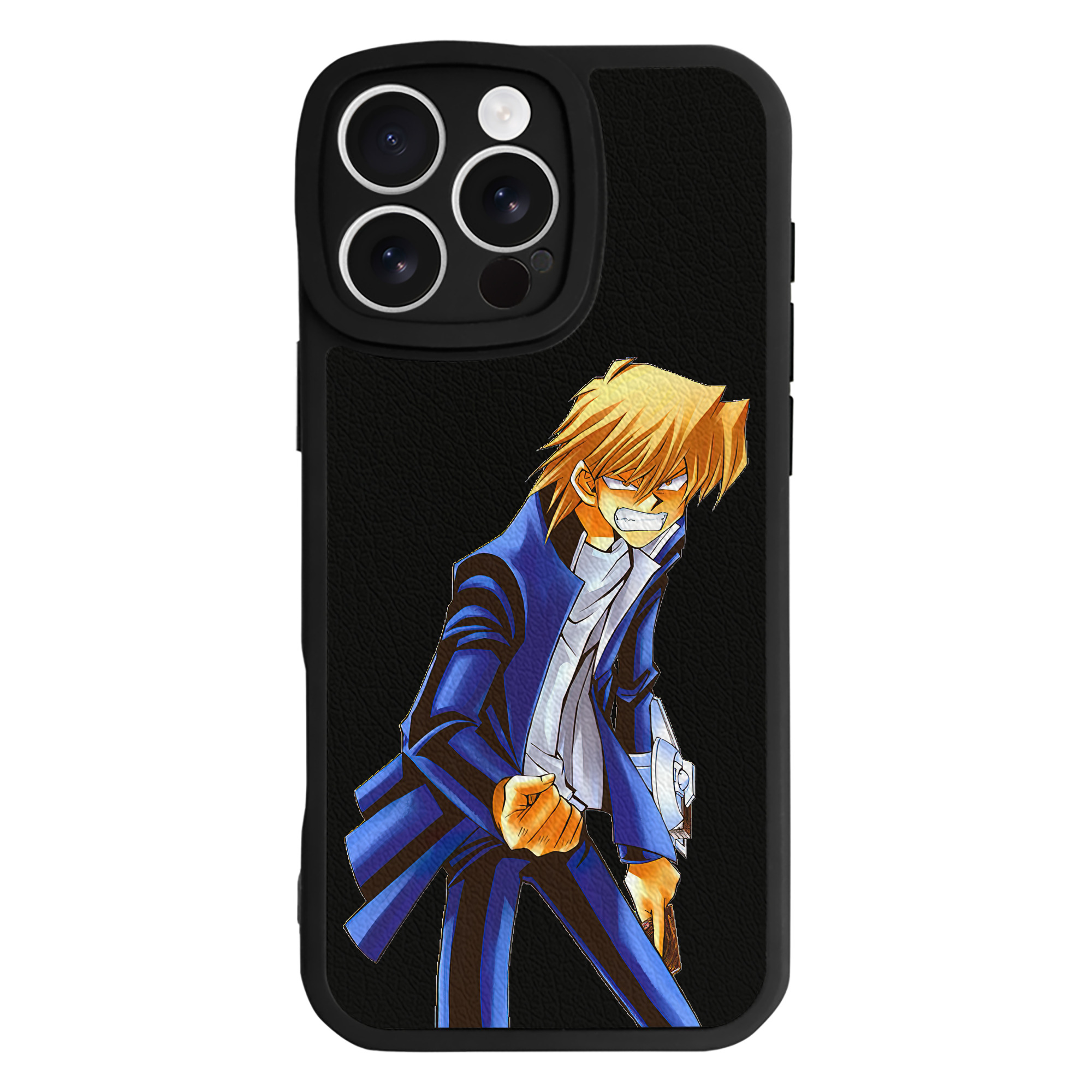 遊☆戯☆王 Yu-Gi-Oh! 【iPhone 16シリーズ対応】シリコンスマホケース（レザー調） 材質：シリコン